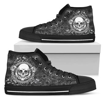 Mechanic High Top Shoes Sneakers - Monsterry
