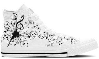 Melodious High Top Canvas Shoes - Monsterry UK