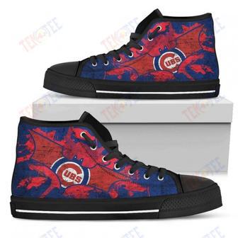 Mens Womens Chicago Cubs High Top Shoes Batman Style High Top Shoes Printable | Favorety DE