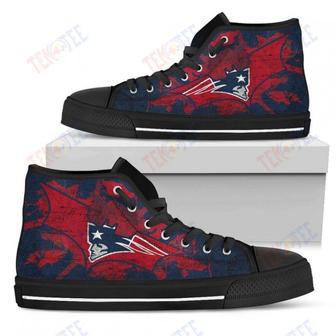 Mens Womens England Patriots High Top Shoes Batman Style High Top Shoes Printable | Favorety CA