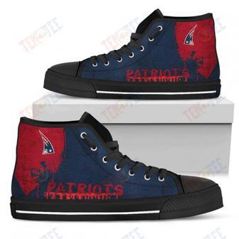 Mens Womens England Patriots High Top Shoes Batman Style High Top Shoes Printable | Favorety AU