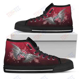 Mens Womens Ohio State Buckeyes High Top Shoes Batman Style High Top Shoes Printable | Favorety UK