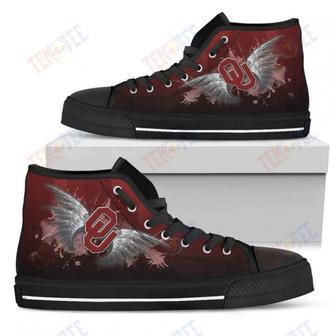 Mens Womens Oklahoma Sooners High Top Shoes Batman Style High Top Shoes Printable | Favorety DE