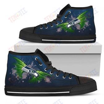 Mens Womens Seattle Seahawks High Top Shoes Batman Style High Top Shoes Printable | Favorety UK