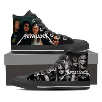 Metallica For Men And Women Sneakers High Top Shoes | Favorety