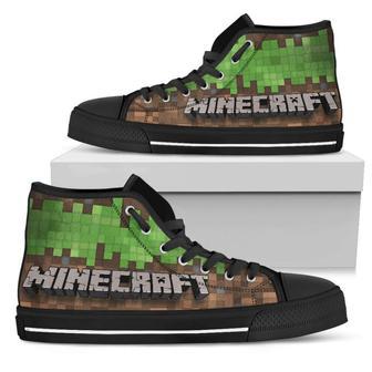 Minecraft Shoes Mens High Top Shoes | Favorety UK