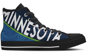 Minnesota Mn High Top Shoes Sneakers - Monsterry UK