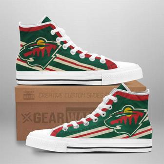 Minnesota Wild High Top Shoes Custom Sneakers | Favorety UK