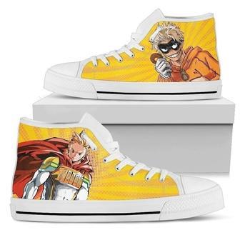 Mirio and Fatgum My Hero Academia Sneakers High Top Shoes High Top Shoes | Favorety CA