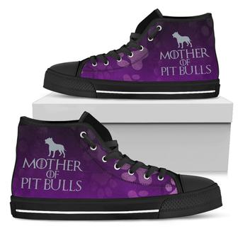 Mother Of Pit Bulls High Top Shoes - Monsterry