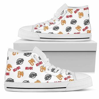 Music Band Shoes The Strokes Pearl Jam High Top Sneakers High Top Shoes | Favorety UK