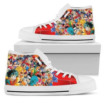 My Hero Academia Characters Sneakers High Top Shoes High Top Shoes | Favorety CA