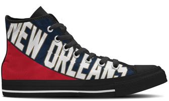 New Orleans Pe High Top Shoes Sneakers - Monsterry DE