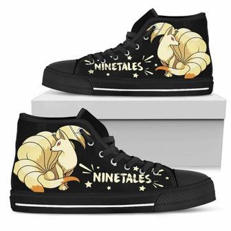 Ninetales Sneakers Pokemon High Top Shoes Gift Idea High Top Shoes | Favorety UK