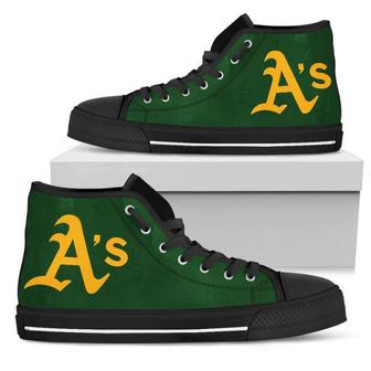 Oakland Athletics High Top Shoes Sneakers | Favorety