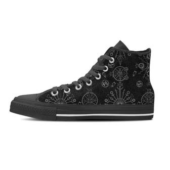Occult Witch Gothic Men's High Top Shoes - Monsterry DE