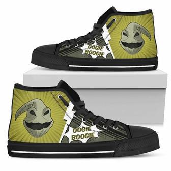 Oogie Boogie Sneakers Nightmare High Top Shoes Fan High Top Shoes | Favorety AU