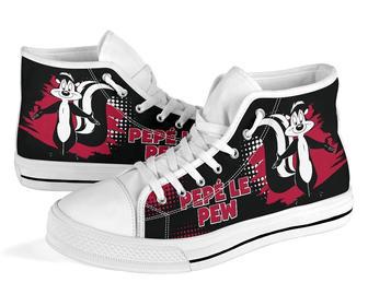 Pepe Le Pew Sneakers High Top Shoes Looney Tunes Fan High Top Shoes | Favorety UK