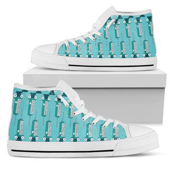 Phlebotomist Concept Design Women High Top Shoes - Monsterry