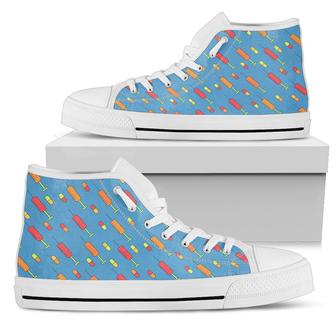 Phlebotomist Medical Pattern Women High Top Shoes - Monsterry