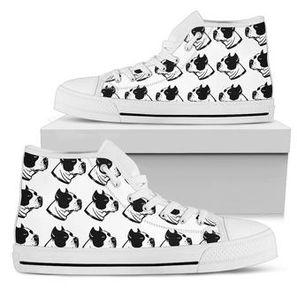 Pitbull Dog High Top Shoes - Monsterry AU