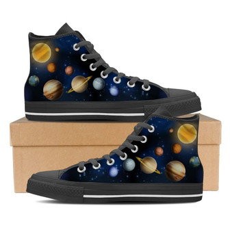 Planet High Top Shoes Sneakers - Monsterry