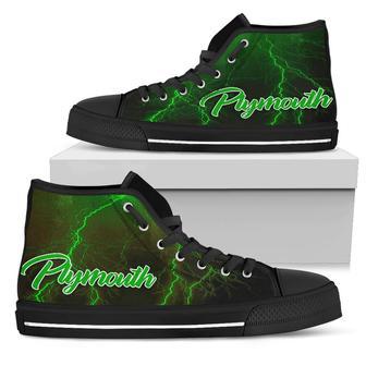 Plymouth Thunder High Top Shoes Green | Favorety UK