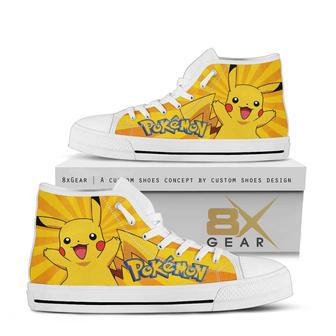 Pokemon High Top Shoes Happy Pikachu Anime | Favorety AU