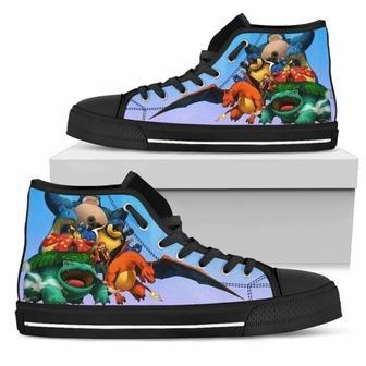 Pokemon Sneakers High Top Shoes Fan Gift Idea High Top Shoes | Favorety AU