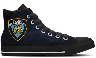 Police High Top Shoes Sneakers - Monsterry CA