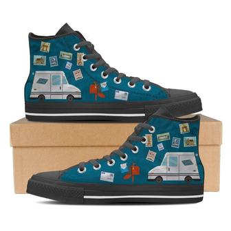 Postal Worker -Clearance High Top Shoes Sneakers - Monsterry AU