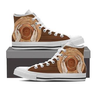 Pottery Lovers High Top Shoes - Monsterry DE