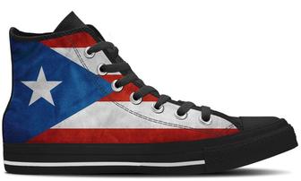Puerto Rico High Top Canvas Shoes - Monsterry DE