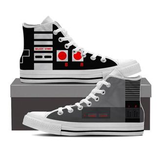 Retro Gaming High Top Shoes Sneakers - Monsterry DE