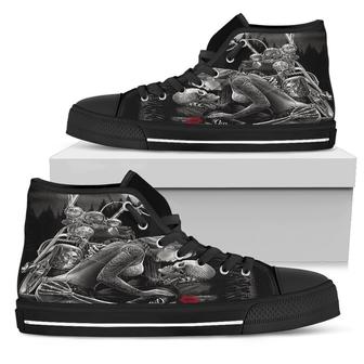 Ride Or Die Men'S High Top Shoes - Monsterry