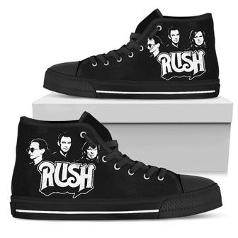 Rush Band Sneakers High Top Shoes For Music Fan High Top Shoes - Monsterry UK