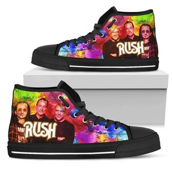 Rush Sneakers Colorful High Top Shoes Music Band Fan High Top Shoes - Monsterry CA
