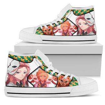 Sabito Demon Slayer Sneakers High Top Shoes Anime Fan High Top Shoes | Favorety UK