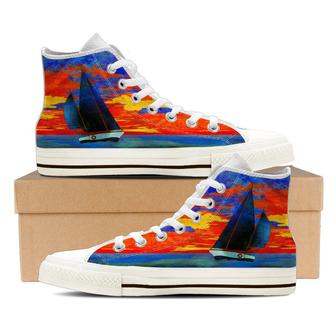 Sailing High Top Shoes Sneakers - Monsterry CA