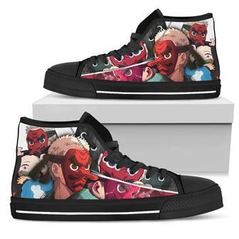 Sakonji Sneakers Demon Slayer High Top Shoes Anime Fan High Top Shoes | Favorety