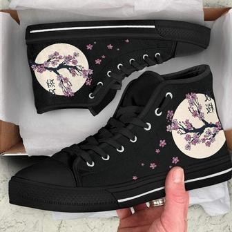 Sakura High Top Cherry Blossom High Top Shoes Floral, Women And Men, High Top Shoes, Converse Style, | Favorety AU