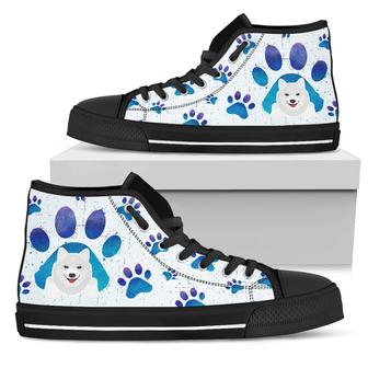 Samoyed Paws High Top Shoes - Monsterry DE