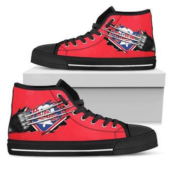 Scratch Of The Wolf Philadelphia Phillies High Top Shoes | Favorety CA