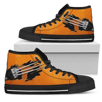 Scratch Of The Wolf Texas Longhorns High Top Shoes | Favorety AU