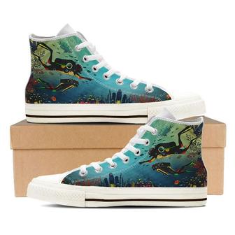 Scuba High Top Shoes Sneakers - Monsterry CA