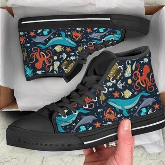 Set Sea Life High Top Shoes - Monsterry CA