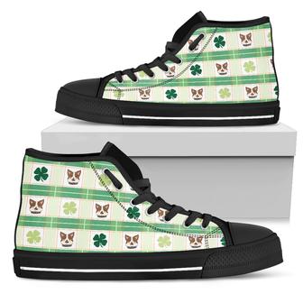 Shamrock With Pitbull High Top Shoes - Monsterry AU