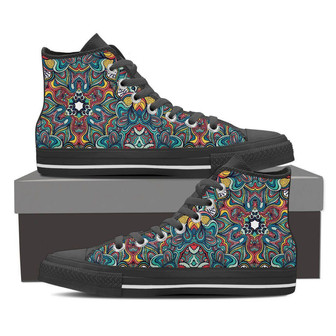Shape Of Life High Top Shoes - Monsterry
