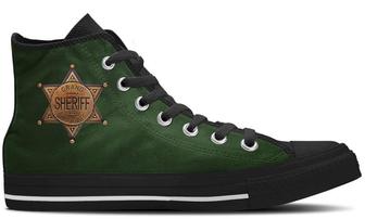 Sheriff High Top Shoes Sneakers - Monsterry