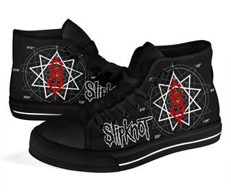 Slipknot Sneakers Rock Band High Top Shoes Fan Gift High Top Shoes | Favorety